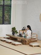 日式茶桌实木榻榻米桌子，禅意茶几和室几桌塌塌米，低矮桌子坐地茶台