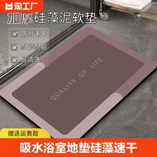 进门地垫家用浴室防滑脚垫厨房地垫防滑防油垫耐脏可擦免洗小地毯