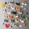 创意领结猫冰箱贴磁贴3D卡通猫咪吸铁石可爱磁性贴留言贴家居装饰