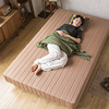 日式布艺床榻榻米床无头床，1.8米三人双人床公寓出租屋简易架子床