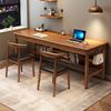 定制实木书桌加长版长条桌子家用办公电脑桌简约会议桌双三人写字