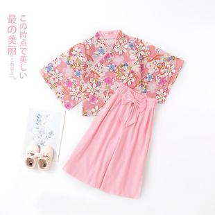 春夏儿童和服长袖套装男女童宝宝节日式摄影表演出服日本服3-8岁