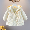 1岁2女宝宝棉服女童外套冬装2023婴儿童加绒加厚保暖棉袄衣服