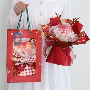 创意diy奶糖棒棒糖花束生日手工自制礼物闺蜜花艺包装纸材料小孩