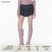 芭蕾风少女 NOCAO PROJECT 原创显瘦造型感半身高腰打底裙裤