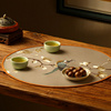 新中式餐垫中式中国风茶杯垫花瓶，垫盘垫隔热垫餐垫布艺烟灰缸垫