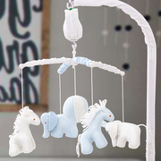 新生婴儿床铃宝宝音乐玩具，床挂益智旋转摇铃床头铃0-1岁3-12个月