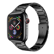适用iwatch8表带苹果手表7表带金属不锈钢se小蛮腰applewatch6/5