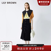 lilybrown春夏气质，修身镂空罗纹针织，开衫lwnt214143