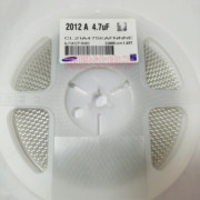 三星陶瓷电容201208054.7uf475k25v精度，10%整盘2k