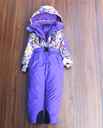欧美加厚儿童连体滑雪服男女童滑雪套装宝宝冲锋衣防水抗寒-30