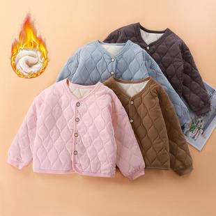 明星范童装冬季儿童三层夹棉棉袄加绒加厚保暖中大童加厚外穿外套