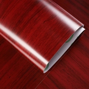 红木纹墙纸自粘翻新贴纸壁纸木纹贴纸防水家具柜子书桌面木门中式