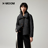 商场同款X--MOOM冬季轻薄黑色短款小个子显瘦鹅绒服女