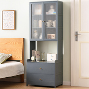 床头柜简约现代置物架小型家用卧室床边柜子收纳柜实木储物柜简易