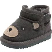宝宝雪地靴冬季1-3岁女婴儿，学步鞋软底，棉靴男童加绒加厚保暖靴子2