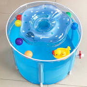 速发婴儿游泳桶宝宝新生儿游泳池浴缸家用折叠小儿童浴盆洗澡桶蓝