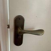 青古铜门锁室内卧室房间拉手简约欧式实木门锁静音锁具把手