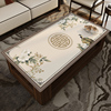 皮革新中式桌布古典中国风客厅家用防水防油免洗实木茶几垫桌垫布