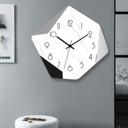 钟表挂钟客厅家用时尚挂表电子时钟挂墙抽象现代简约个性石英钟