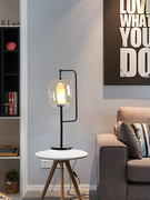 北欧台灯卧室床头灯现代简约客厅书房灯创意设计师样板间玻璃灯具