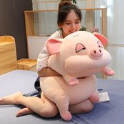 猪猪抱枕大号床上靠枕夹腿靠垫，靠背男生床头，大号枕头可爱睡觉女生