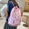 跨境韩版潮酷休闲背包大容量，初高中学生书包时尚，印染双肩包