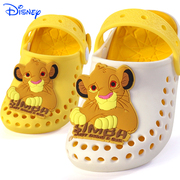 迪士尼儿童凉拖鞋狮子王，小童花园鞋夏季宝宝，洞洞鞋男童沙滩鞋防滑