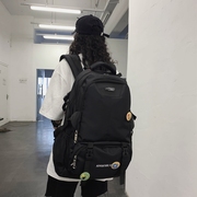 背包男潮流双肩包学生书包时尚潮流韩版初中学生百搭电脑包旅行包
