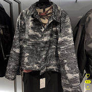 24年春季新年系列男装宽松抽象提花长袖夹克，7380550男士薄款外套