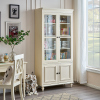 美式全实木书柜书架小户型，置物柜白色现代简约储物展示柜书房家用