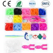 15格600根彩虹织机橡皮筋手工，编织器跨境玩具可定制手链套装