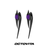 OCTO VITA原创个性夸张尖刺耳环 宇宙毒蝎系列简约摇滚长铆钉耳环