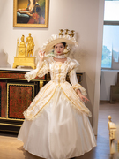 欧式宫廷裙中世纪贵族复古公主洋装礼服古典裙舞台装影楼写真摄影
