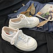 帆布鞋设计感小众，厚底女款增高可爱日系大头鞋2023年秋季学生