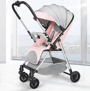 高景观(高景观)双向婴儿推车可坐可躺轻便避震便携一键折叠新生宝宝手推车
