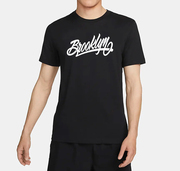 夏季篮网队BROOKLYN篮球训练短袖男士圆领宽松透气时尚潮T恤