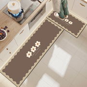 厨房专用地垫硅藻泥，防污吸水垫耐脏免洗防水防油脚垫防脏防滑地毯
