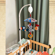 婴儿床铃万能支架杆diy手工配件八音盒可旋转尿布台床头摇铃玩具