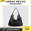 URBAN REVIVO2024春季女士潮流多功能机车单肩背包UAWB40063