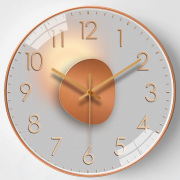 现代简约钟表挂钟客厅艺术网红静音时钟时尚光影个性装饰石英钟