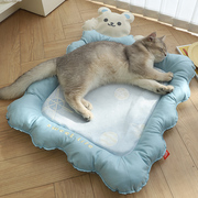 猫窝夏季猫垫子四季通用猫凉席凉垫睡垫狗窝，夏天睡觉猫床宠物冰垫
