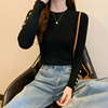 毛衣女内搭春秋薄款2025新款修身洋气爆款长袖打底针织衫上衣秋冬