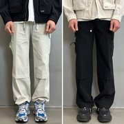 2024年春夏liberclassy韩版男士黑色长裤，宽松工装休闲裤子2色
