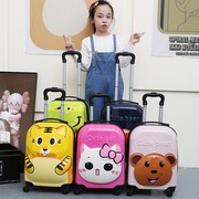 儿童行李箱男孩女宝宝，18寸万向轮旅行箱3d立体卡通可爱拉杆箱可坐