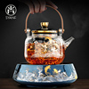 尚言坊电陶炉煮茶器泡茶玻璃煮茶壶烧水壶茶具家用自动蒸汽煮茶炉