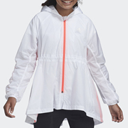 adidas阿迪达斯女大童装秋季训练运动梭织夹克外套gg3696