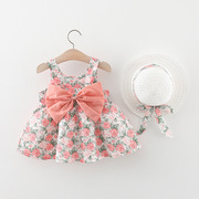 5-6-7-8-9个月女婴儿连衣裙0-1-2-3-4岁女童宝宝玫瑰公主裙子夏装