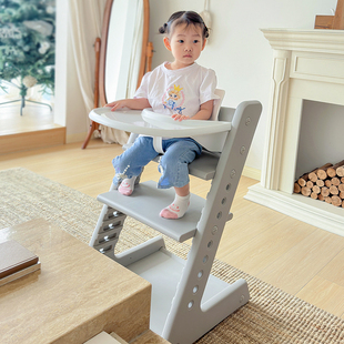 成长椅儿童pp材质塑胶，餐椅婴儿宝宝，吃饭座椅可调档多功能学习椅子
