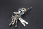 老式外装门锁锁芯盼盼美心锁芯通用型十字锁芯铜芯C级锁芯